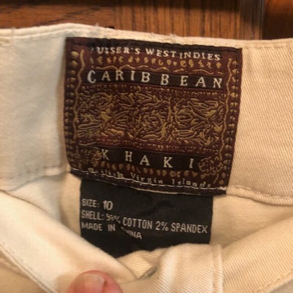 Pusser's West Indies Caribbean Women's Pedal Pushers embroidered coconut Size 10 - Picture 3 of 4